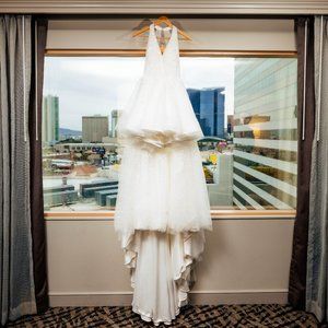 Lace and Liberty Custom Made 2 Piece Wedding Dress